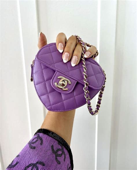 chanel heart pesonel|chanel pursebop.